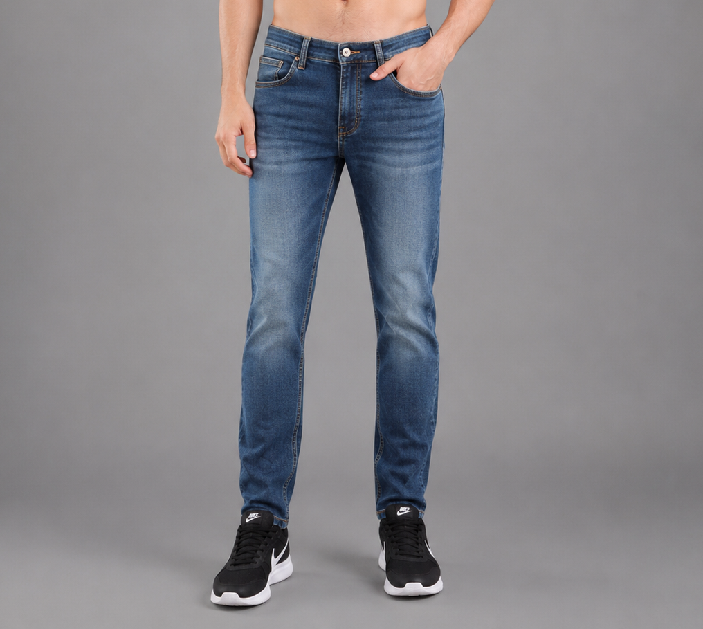 SPARKY Men | Stretch Comfort Fit | Dark Blue Jeans | Premium Casual Denim