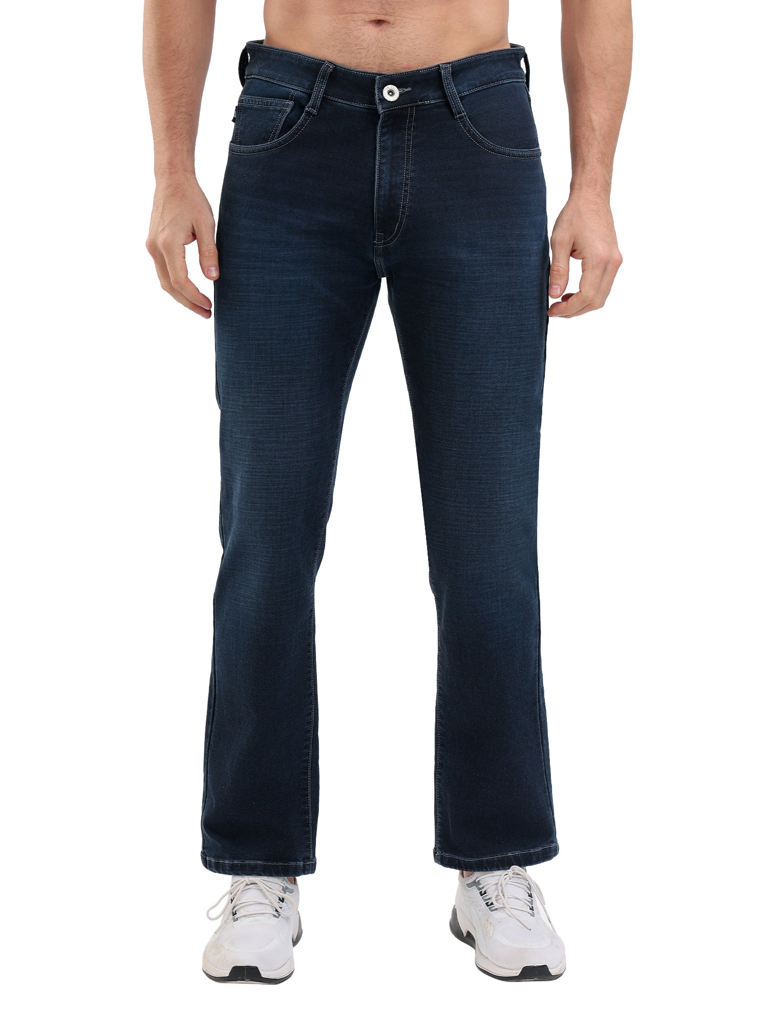 Sparky Men Comfort Fit Solid Jeans | Stretch Denim | Trendy Men All Season Blue