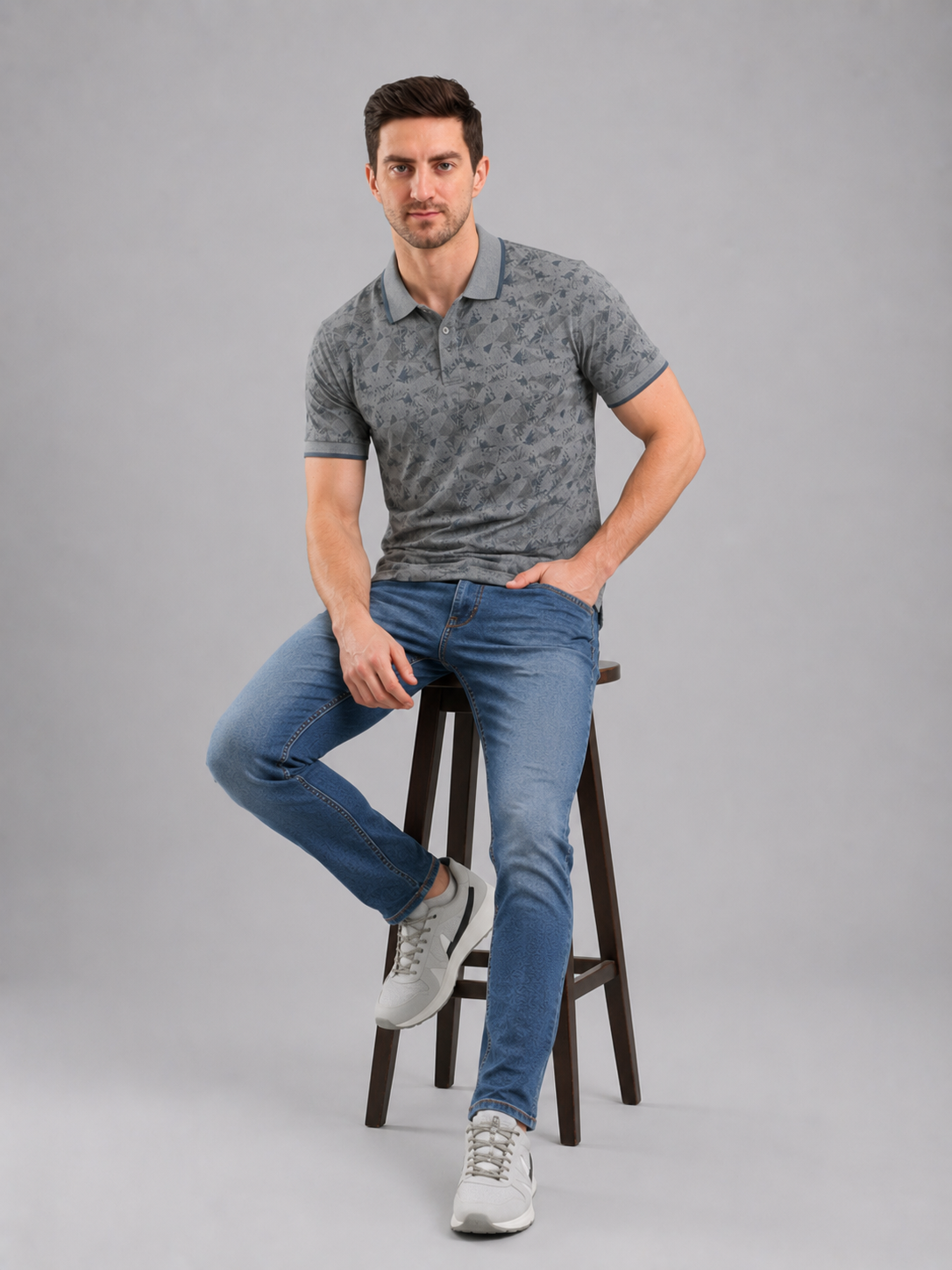 Men's Solid Polo T-Shirt | Regular Fit | Cotton Blend | Half Sleeve Casual Wear
