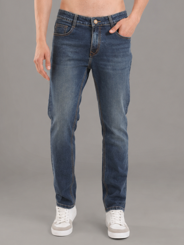 SPARKY Men | Stretch Narrow Fit | Blue Jeans | Premium Casual Denim