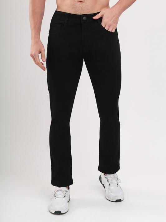Men Black Slim Fit Denim