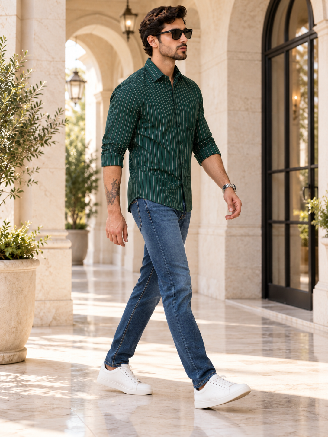 Men Regular Fit Full Sleeve Casual Shirt