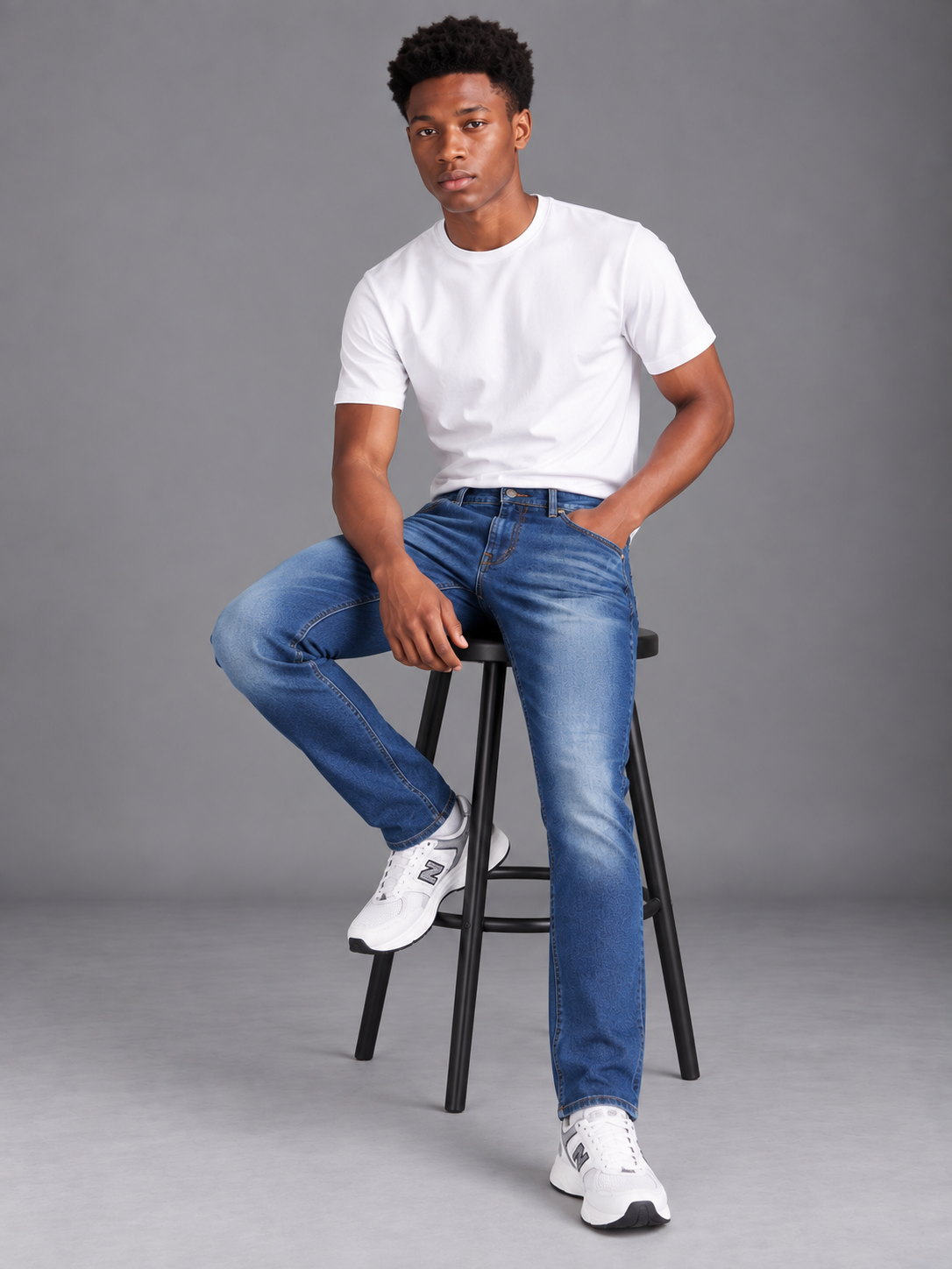 Men's Premium Narrow Fit Denim Jeans
