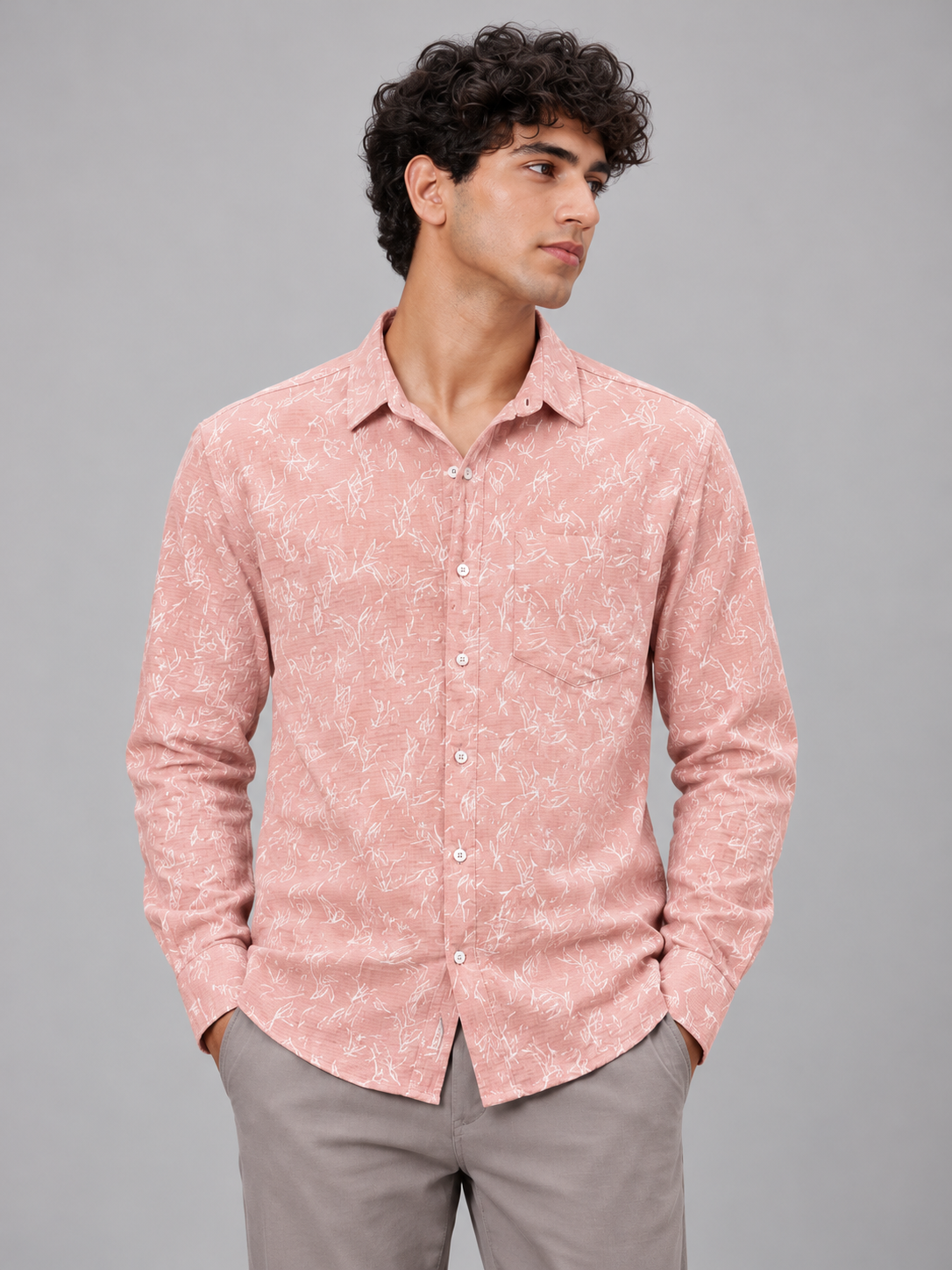 Men’s Premium Printed Formal Shirt