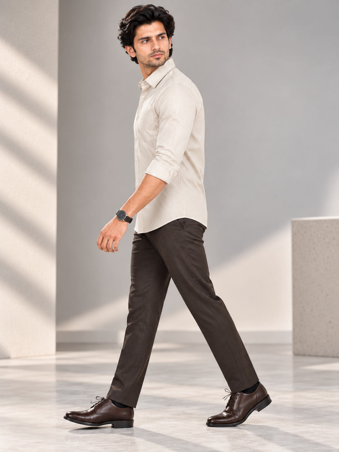 Men’s Premium Beige Shirt