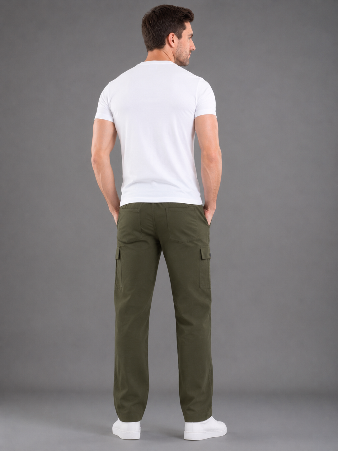 Men Jogger Cotton Lower with Pockets