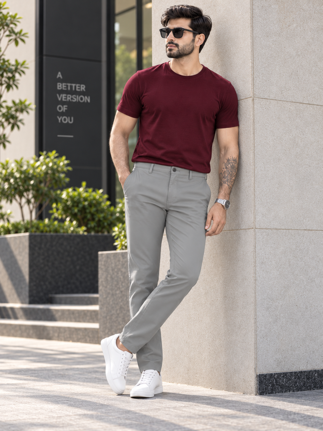 Men’s Premium Slim Fit Casual Trousers