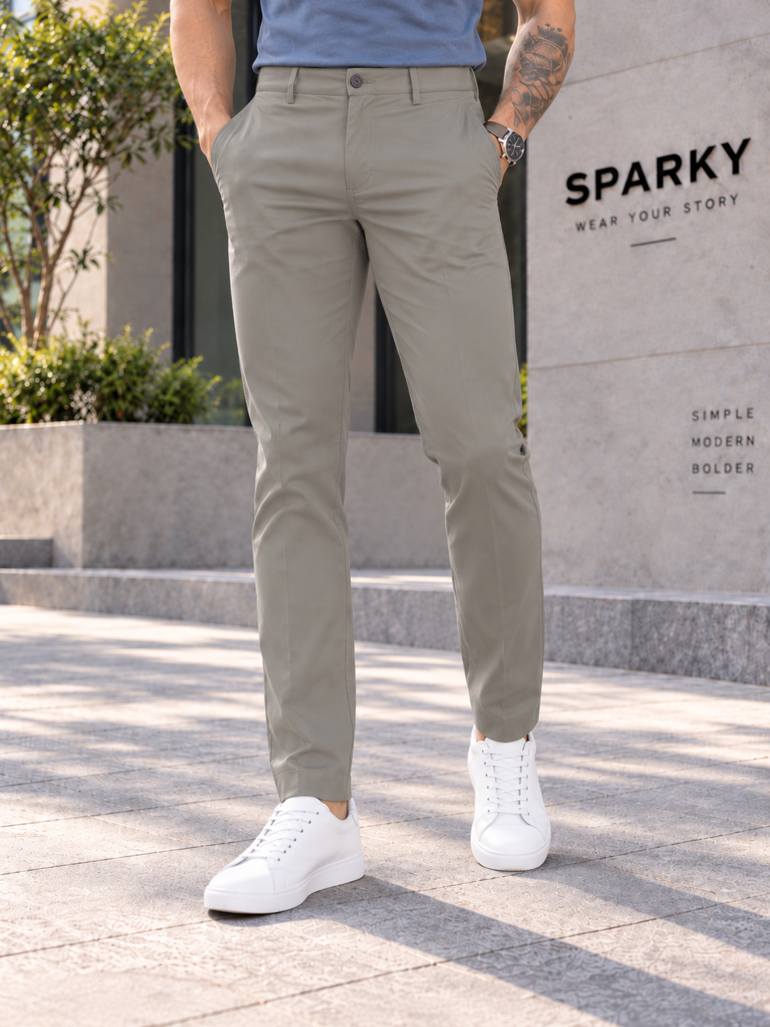 Men’s Premium Slim Fit Casual Trousers