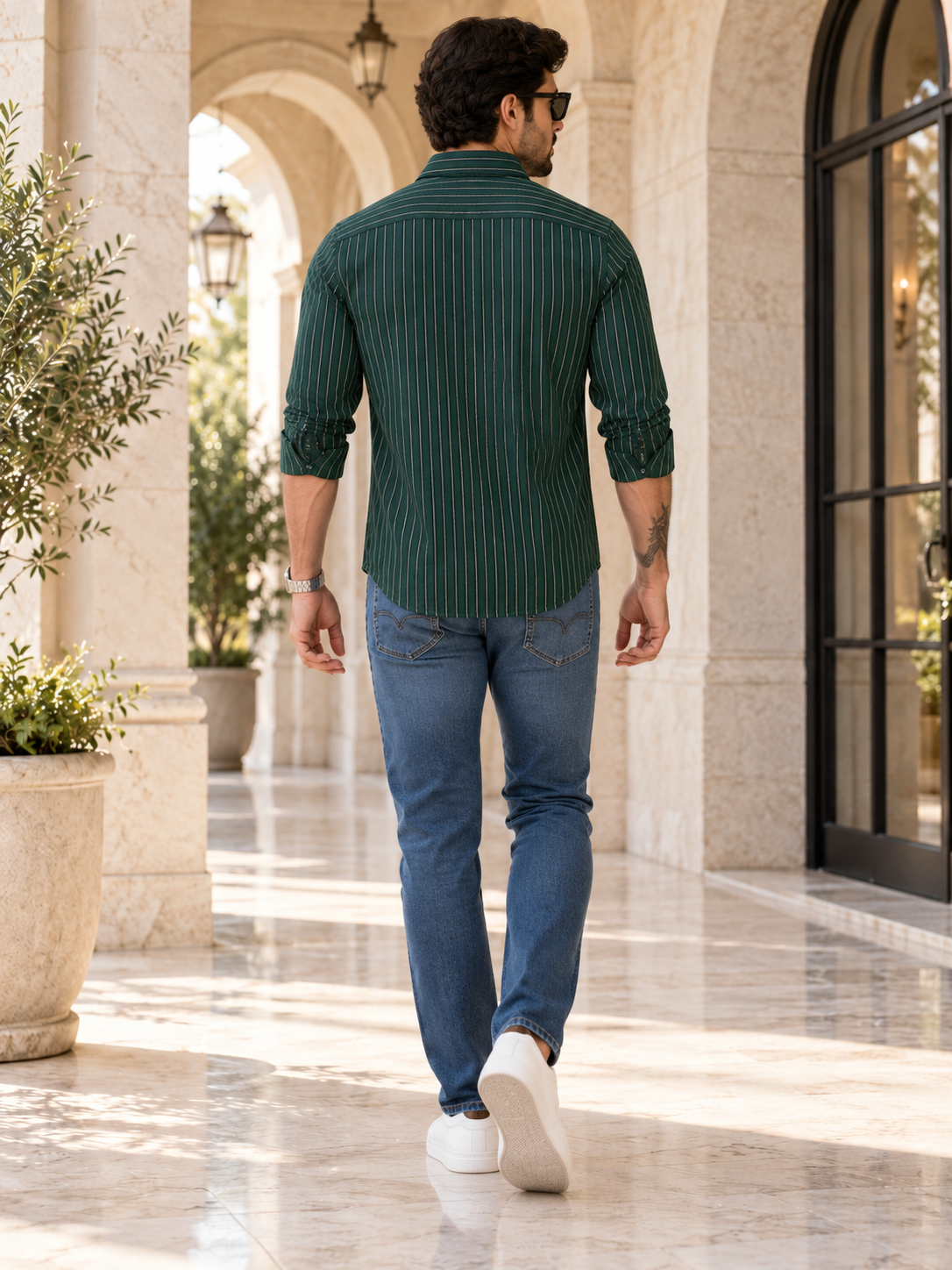 Men Regular Fit Full Sleeve Casual Shirt