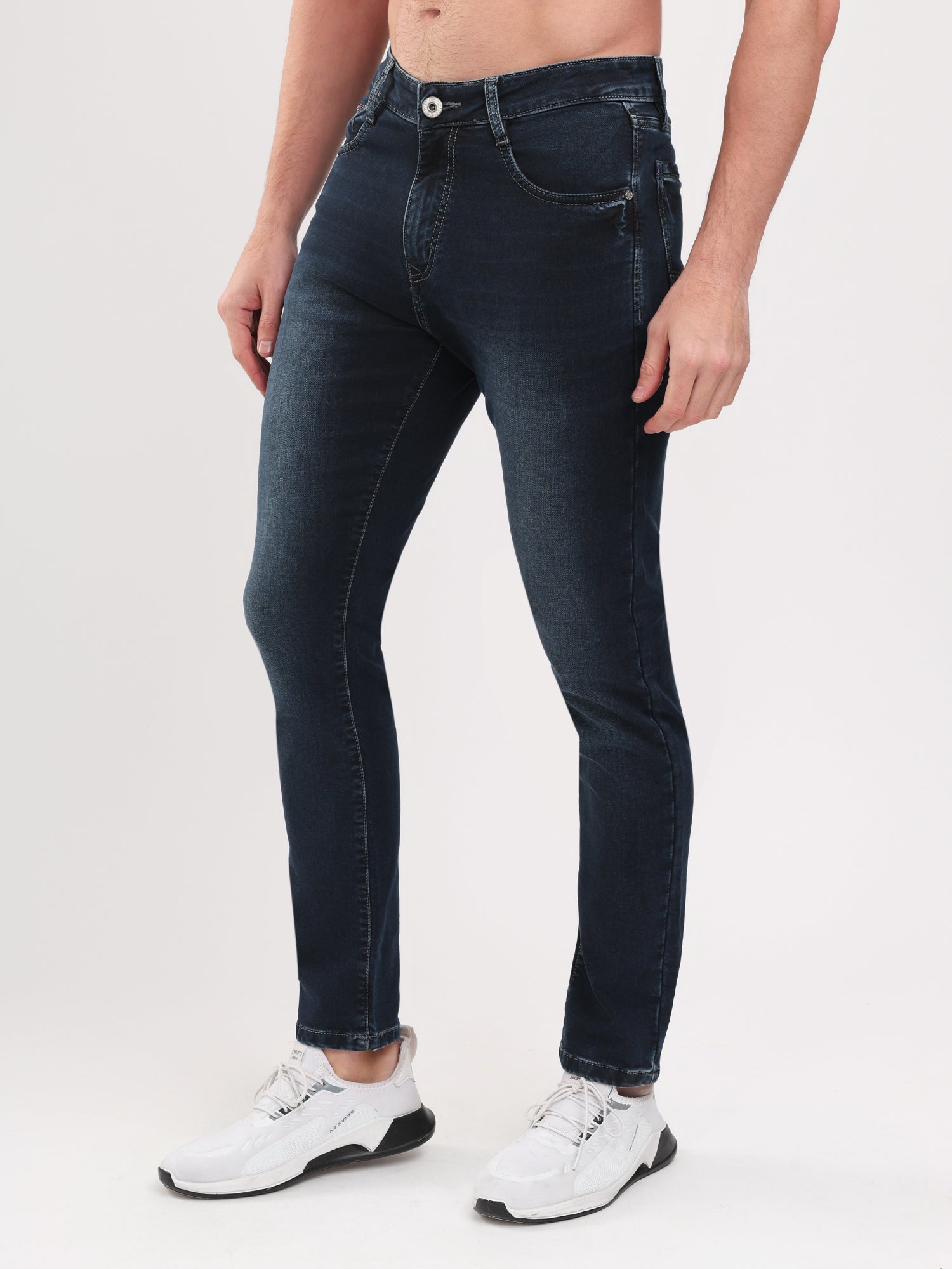 Men Blue Narrow Fit Denim