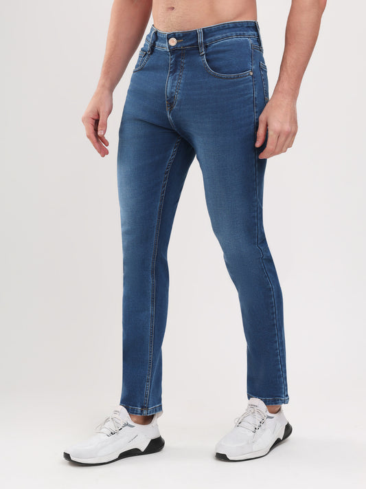 Men Blue Narrow Fit Denim