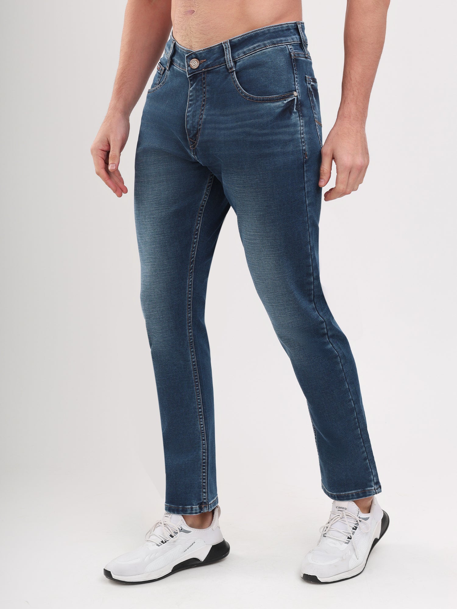 Men Blue Narrow Fit Denim