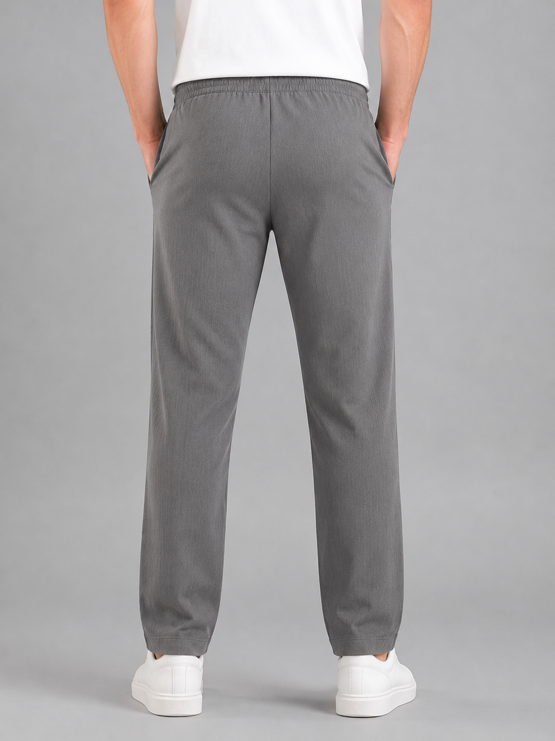 SPARKY Men's Fabric Solid Lower | Premium Track Pants Grey Color