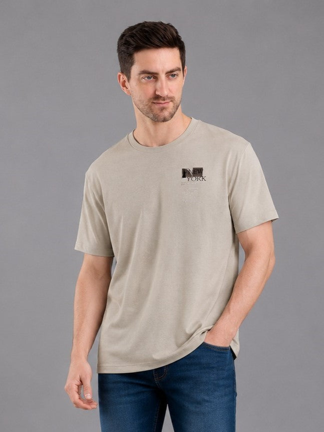 Men’s Half Sleeve Round Neck T-Shirt | Trendy Casual Outfit