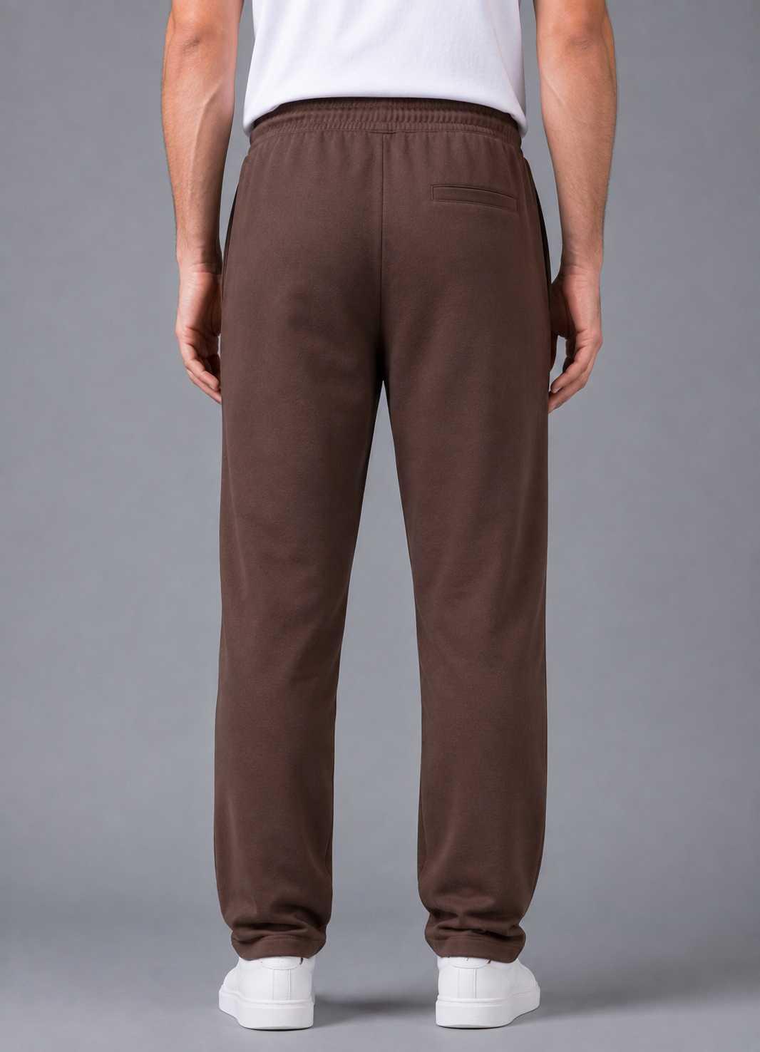 SPARKY Men's Fabric Solid Lower | Premium Track Pants Brown Color