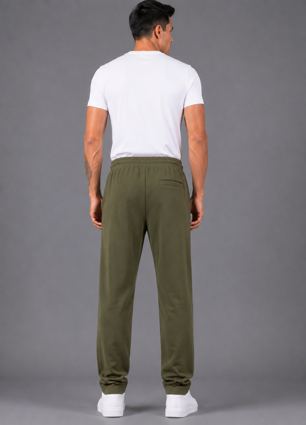 SPARKY Men's Fabric Solid Lower | Premium Track Pants Light Olive