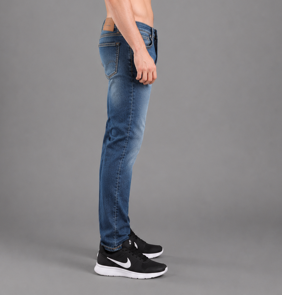 SPARKY Men | Stretch Comfort Fit | Dark Blue Jeans | Premium Casual Denim