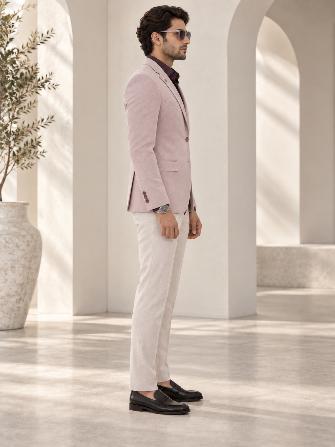 Men’s Premium Stylish Blazer Classic Single-Breasted Blazer