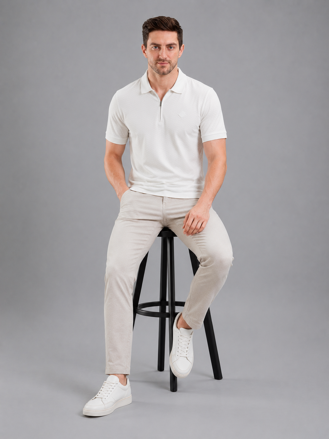 Men Premium Solid Polo T-Shirt
