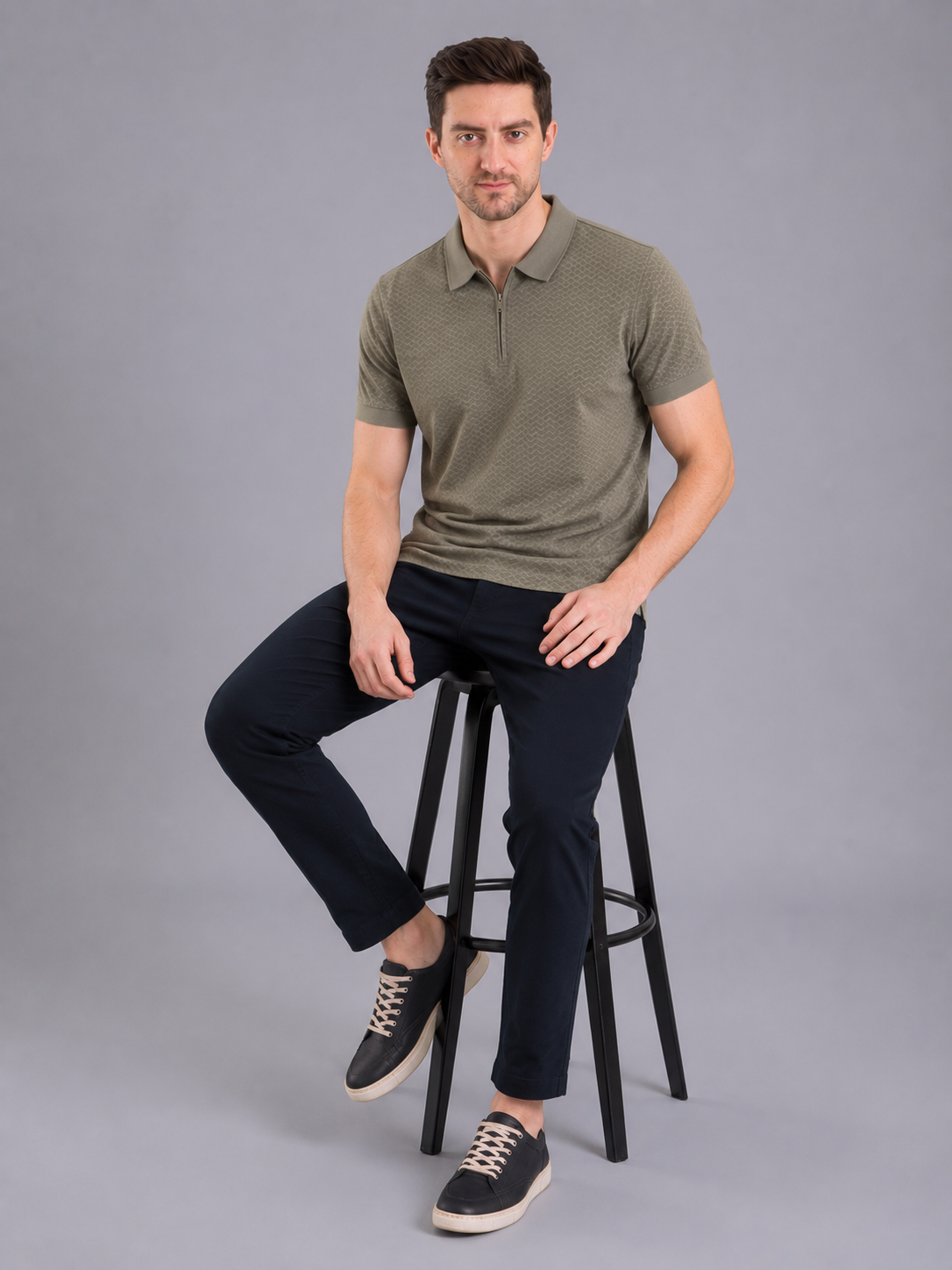 Men Premium Solid Polo T-Shirt