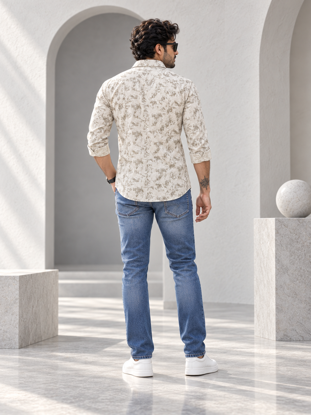 Men’s Premium Full Sleeve Printed Casual Shirt