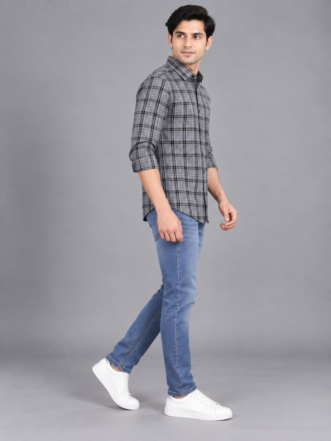 Men's Primium Grey Shirt