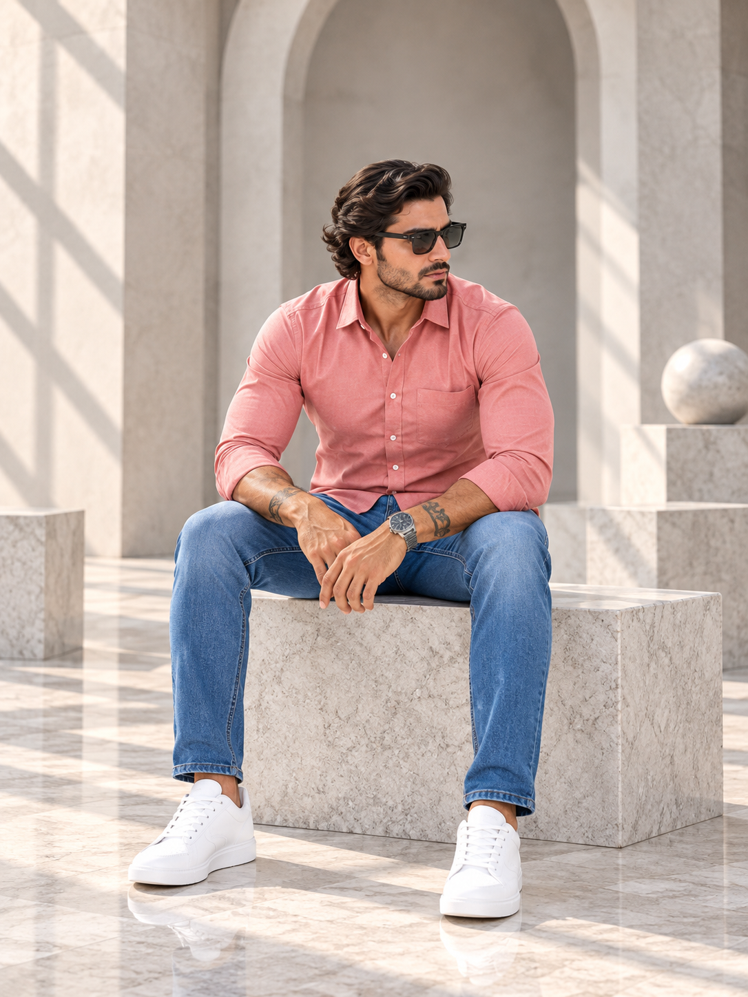 Men’s Premium Full Sleeve Plain Casual Shirt