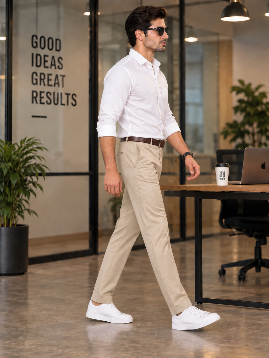 Men’s Slim Fit Casual Trousers