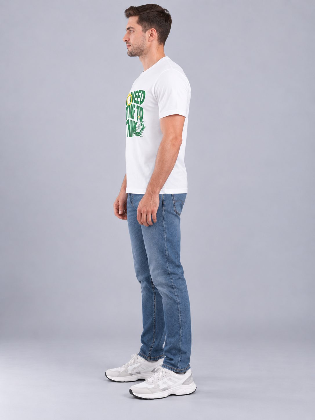 Men’s Premium Cotton Blend Half Sleeve T-Shirt