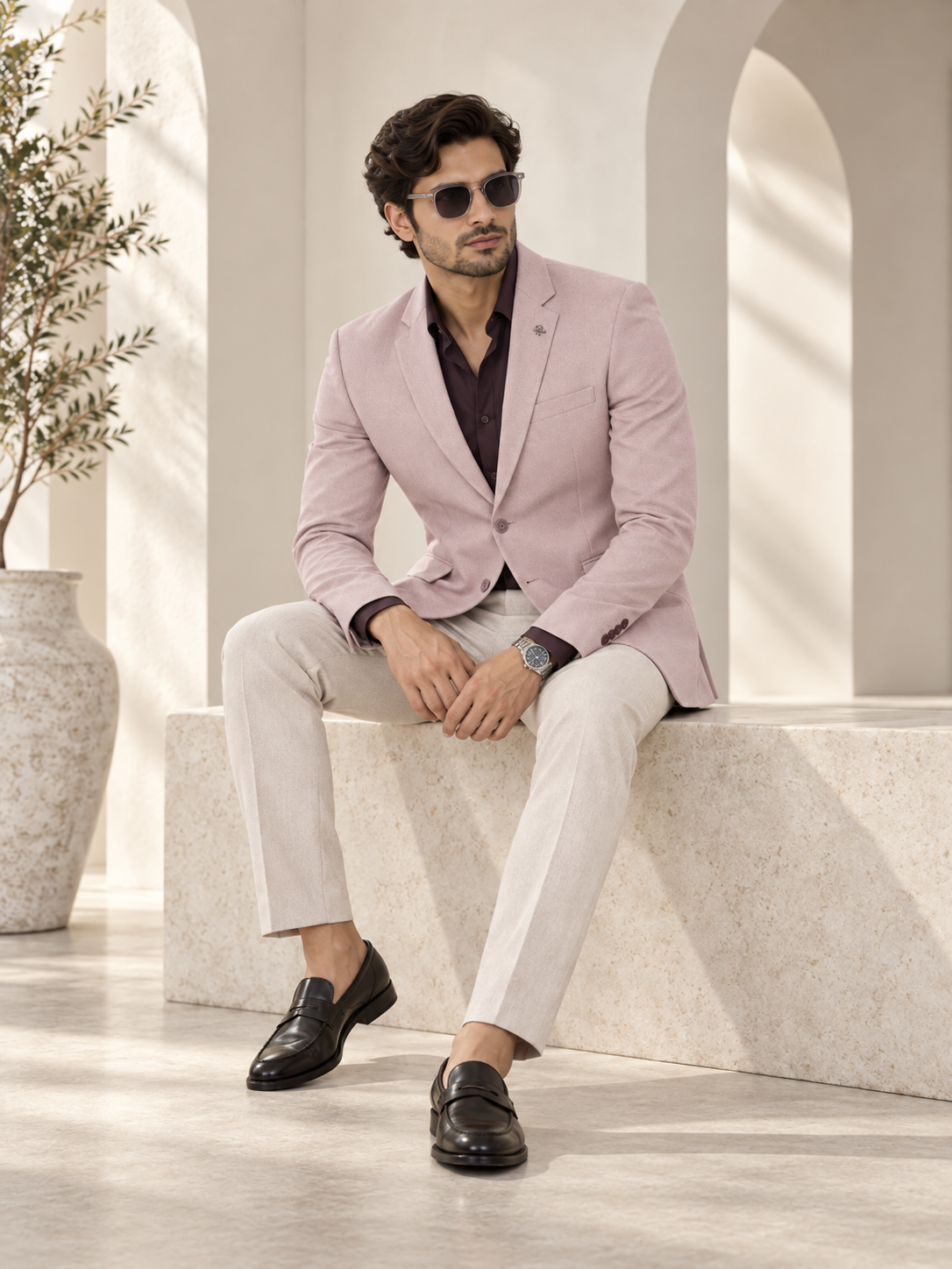 Men’s Premium Stylish Blazer Classic Single-Breasted Blazer