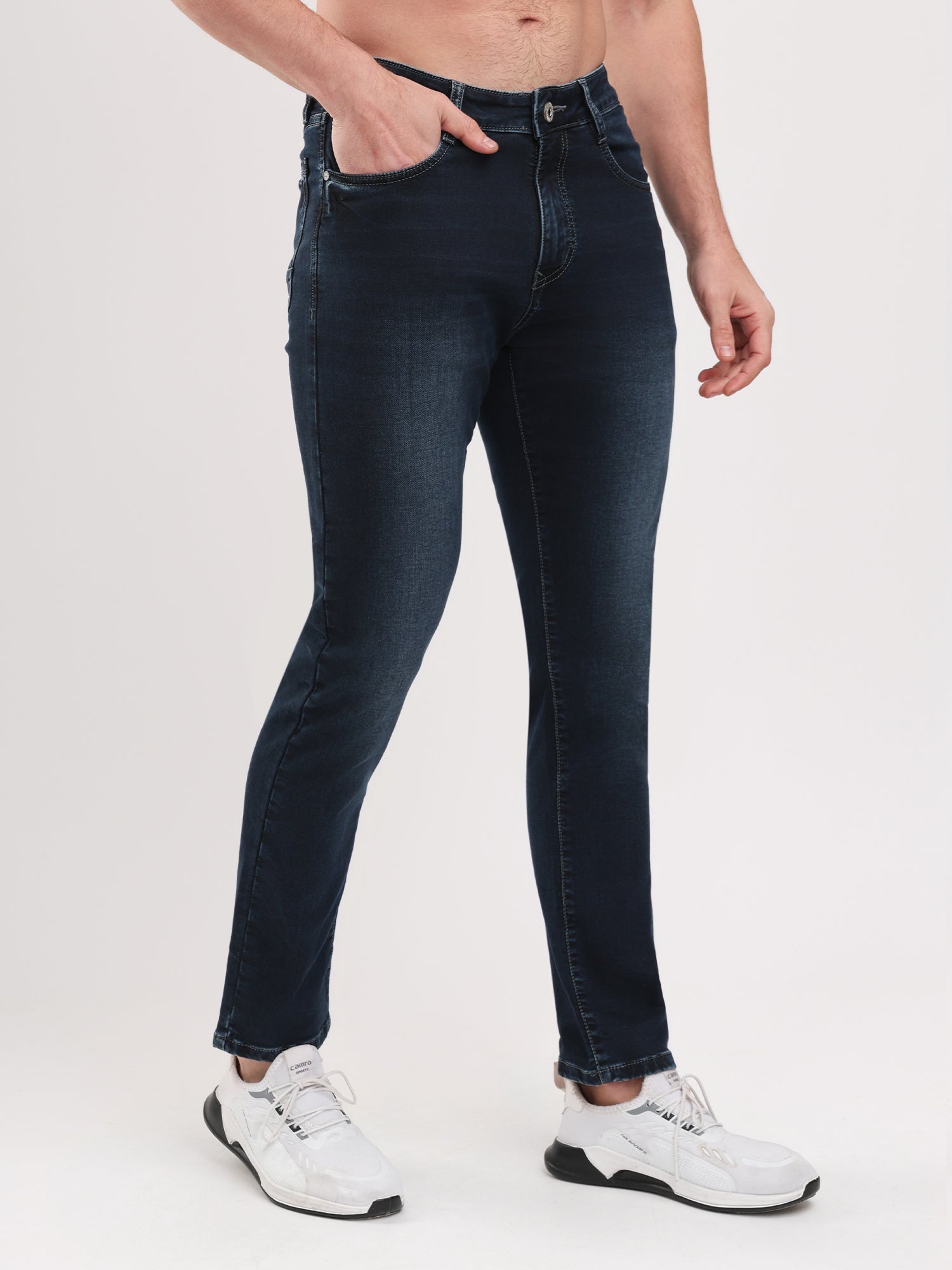 Men Blue Narrow Fit Denim