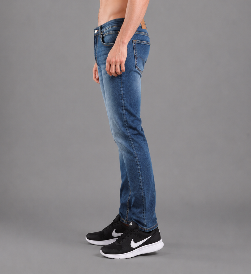 SPARKY Men | Stretch Comfort Fit | Dark Blue Jeans | Premium Casual Denim