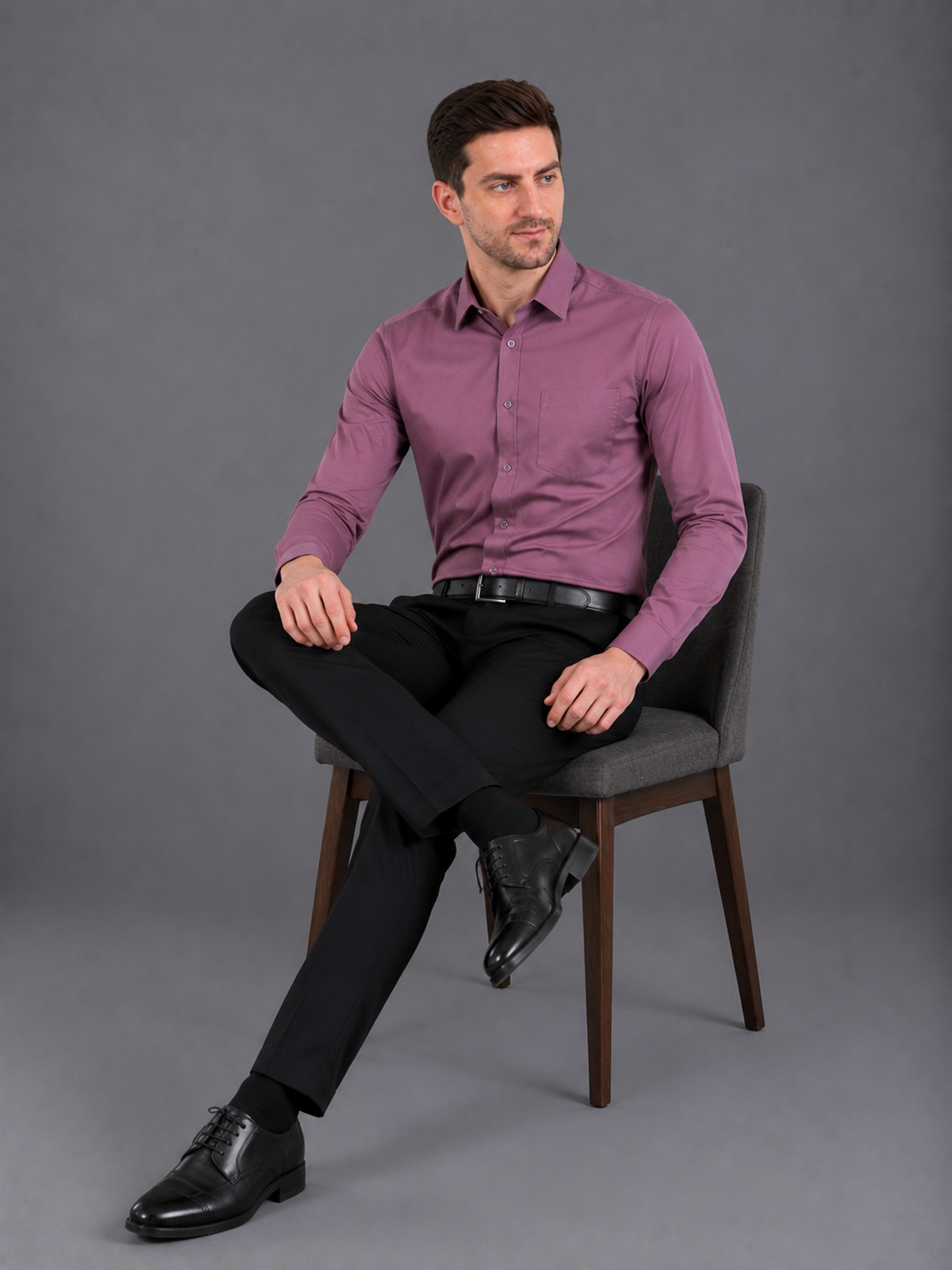 Men's Full Sleeve Casual Cotton Shirt – Regular Fit