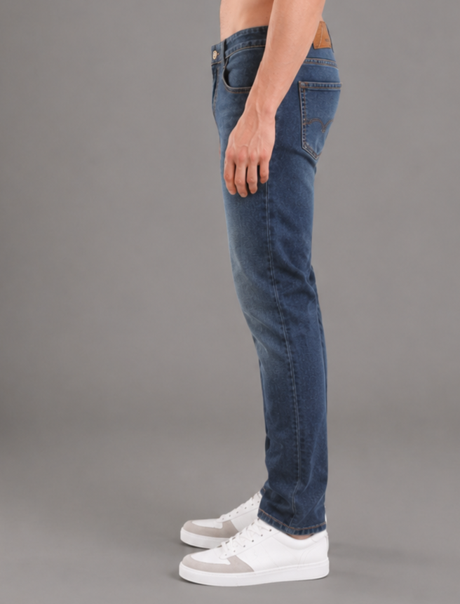 SPARKY Men | Stretch Narrow Fit | Blue Jeans | Premium Casual Denim