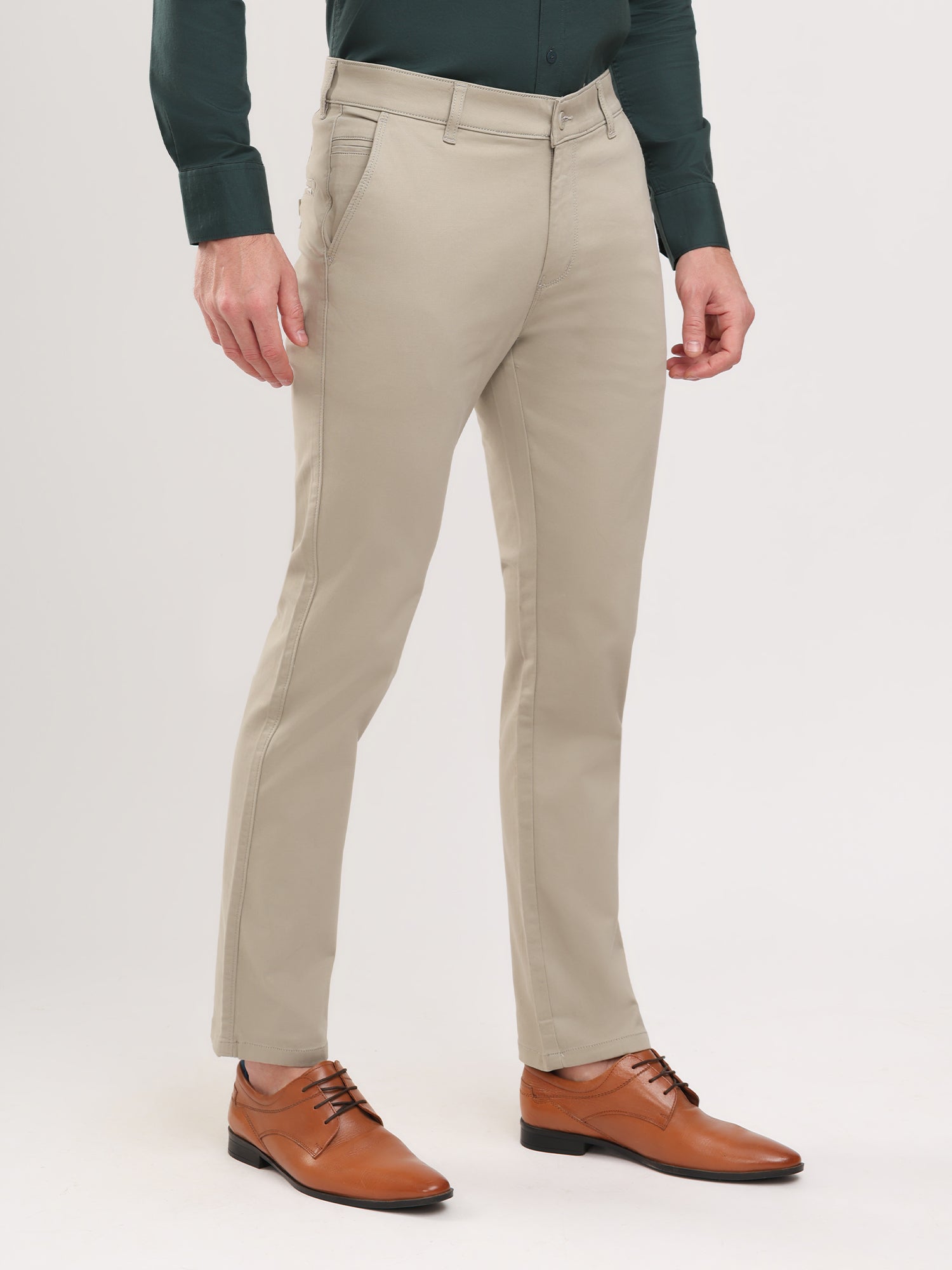 Men Slim Fit Pista Trouser Pant