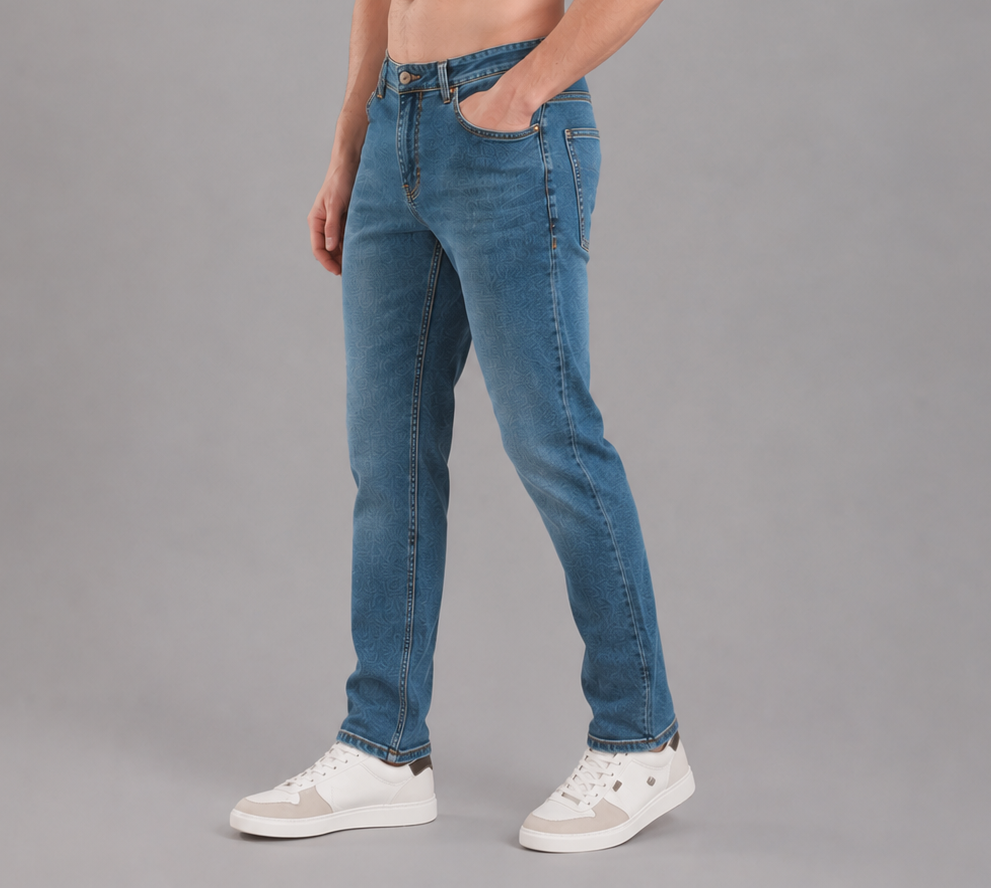 SPARKY Men | Stretch Comfort Fit | Light Blue Jeans | Premium Casual Denim