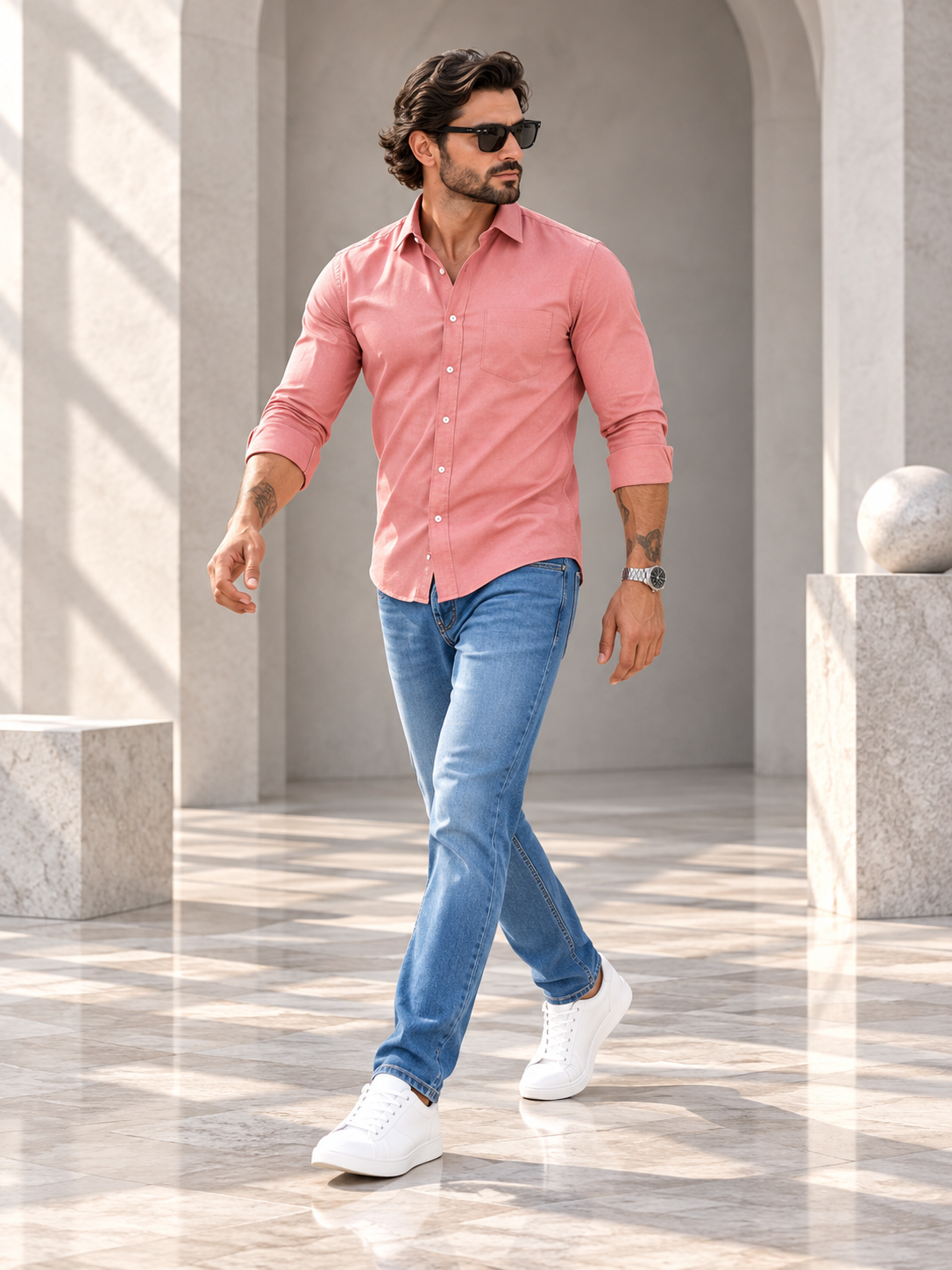 Men’s Premium Full Sleeve Plain Casual Shirt
