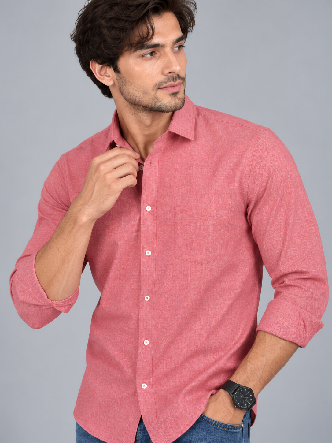 Men's Primium Red Shirt