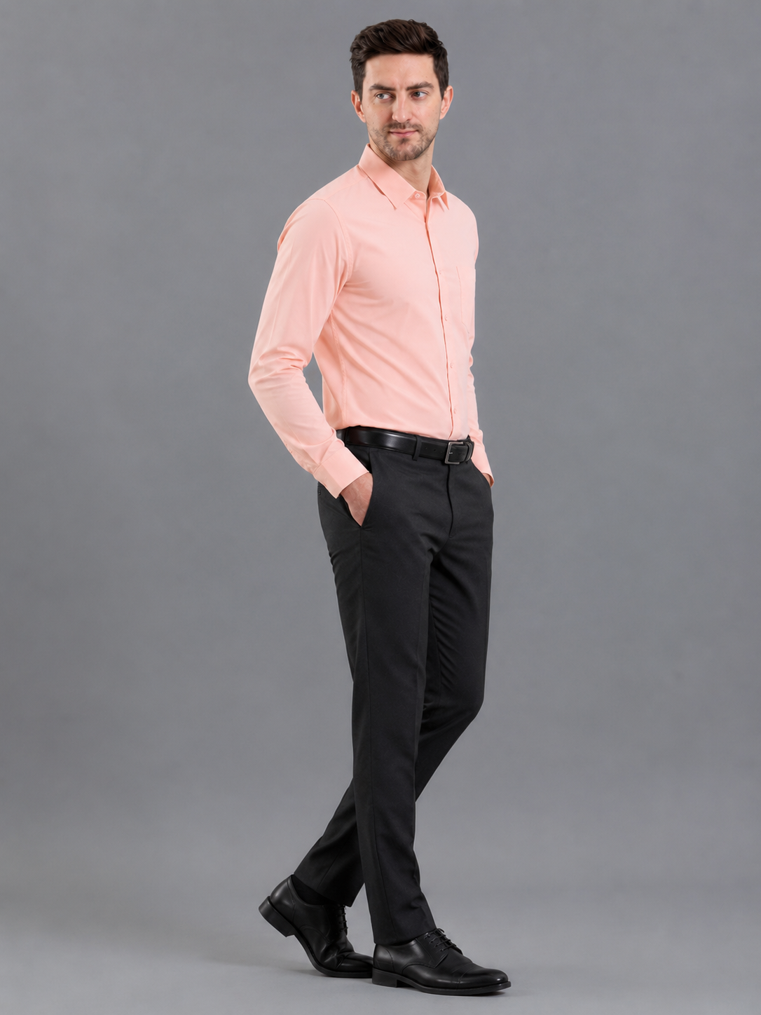 Men Premium Casual Plain Shirt Full Sleeve Regular Fit