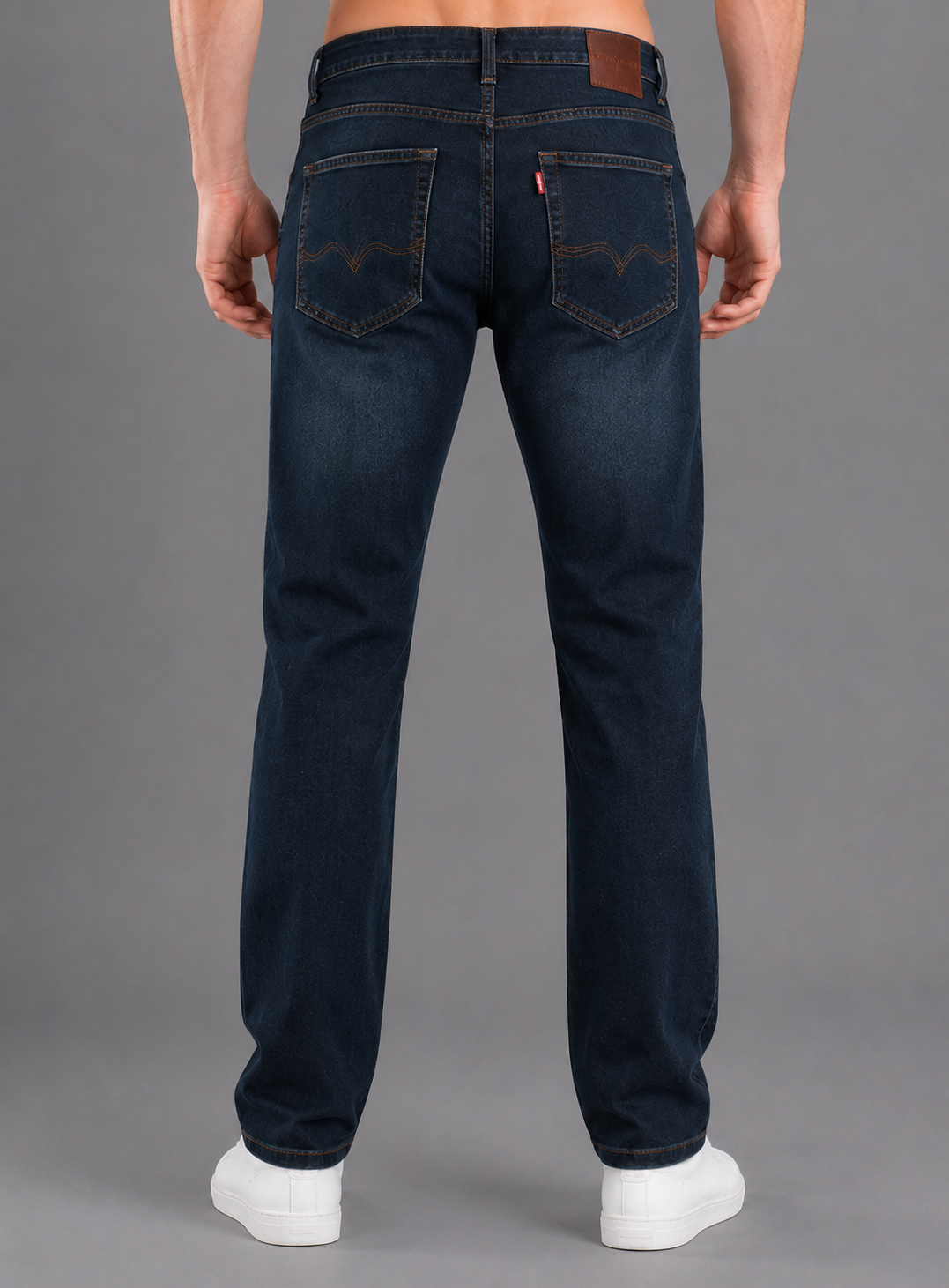 Men's Narrow Fit Cotton Blend Denim Jeans for Men
