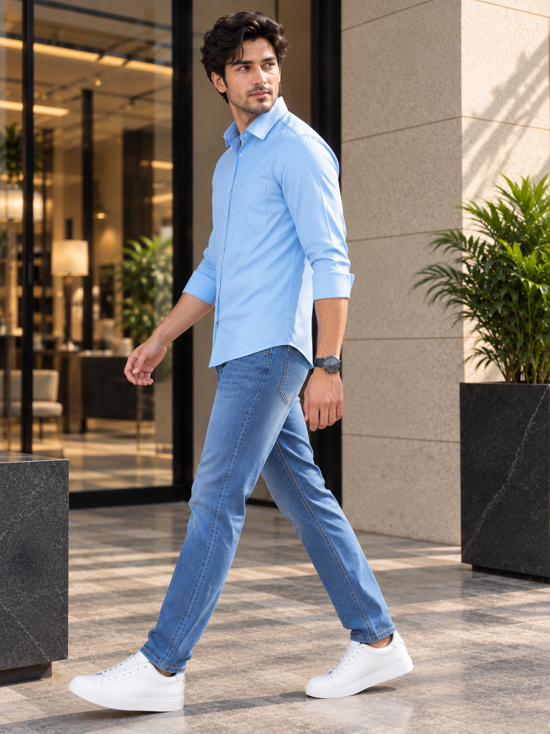 Men's Primium Sky Shirt