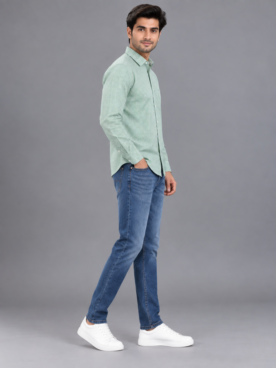 Men's Primium Green Shirt