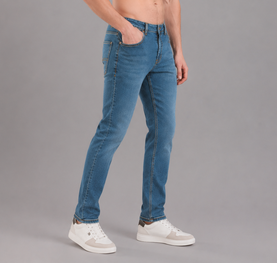 SPARKY Men | Stretch Comfort Fit | Light Blue Jeans | Premium Casual Denim
