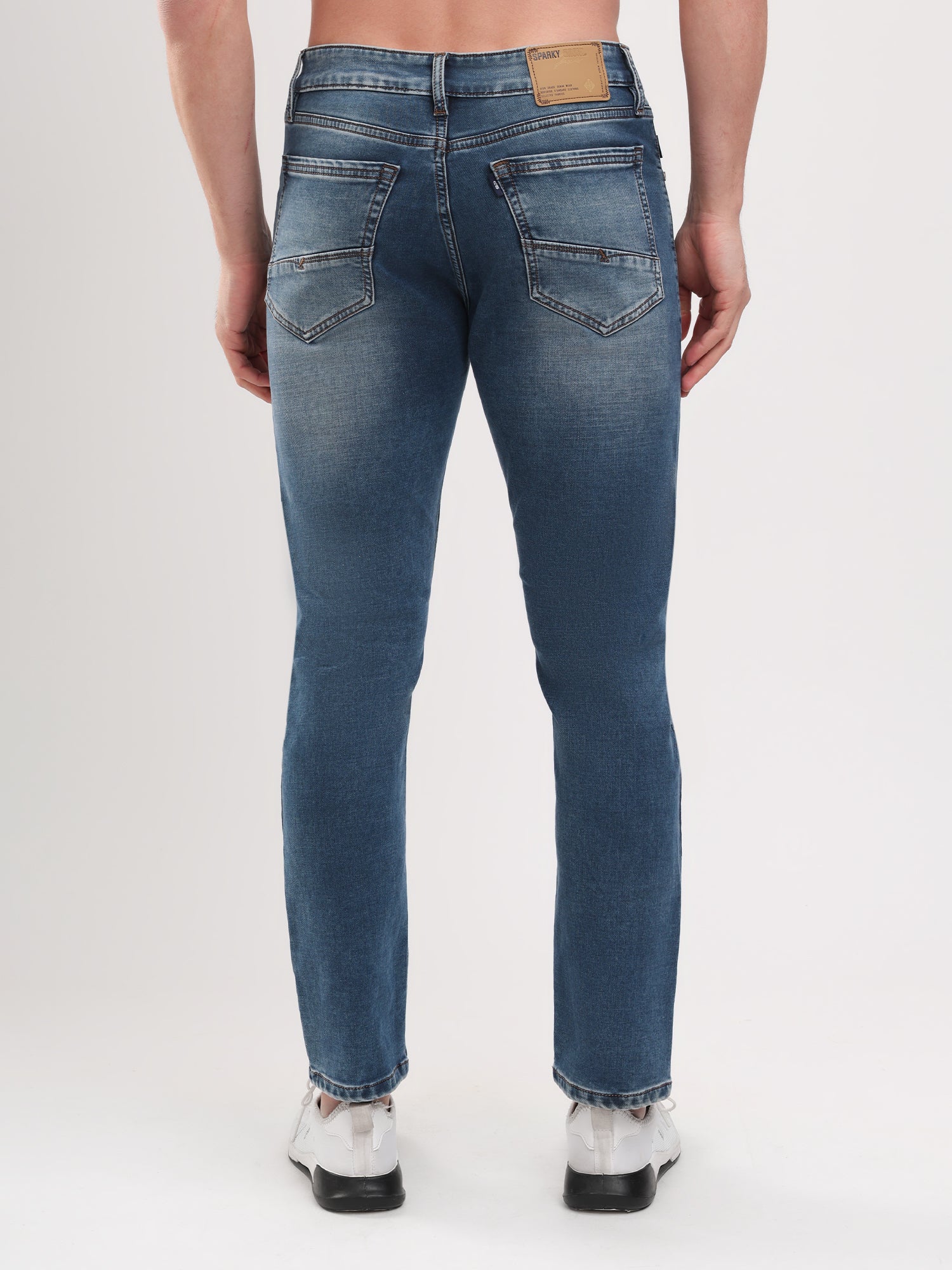 Men Blue Narrow Fit Denim
