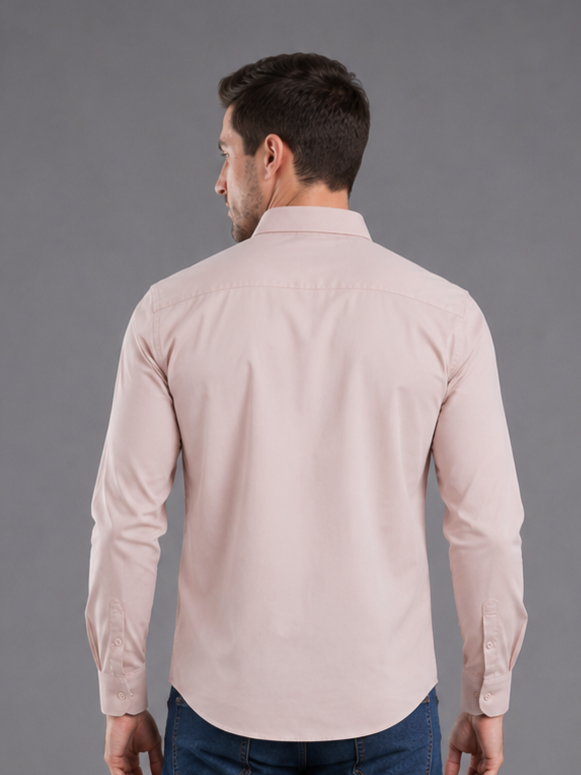 Men Premium Formal Satin Shirt Full Sleeve Regular Fit