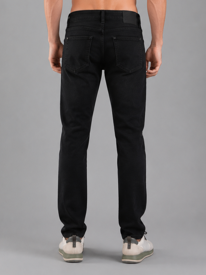 SPARKY Men | Stretch Narrow Fit | Black Jeans | Premium Casual Denim