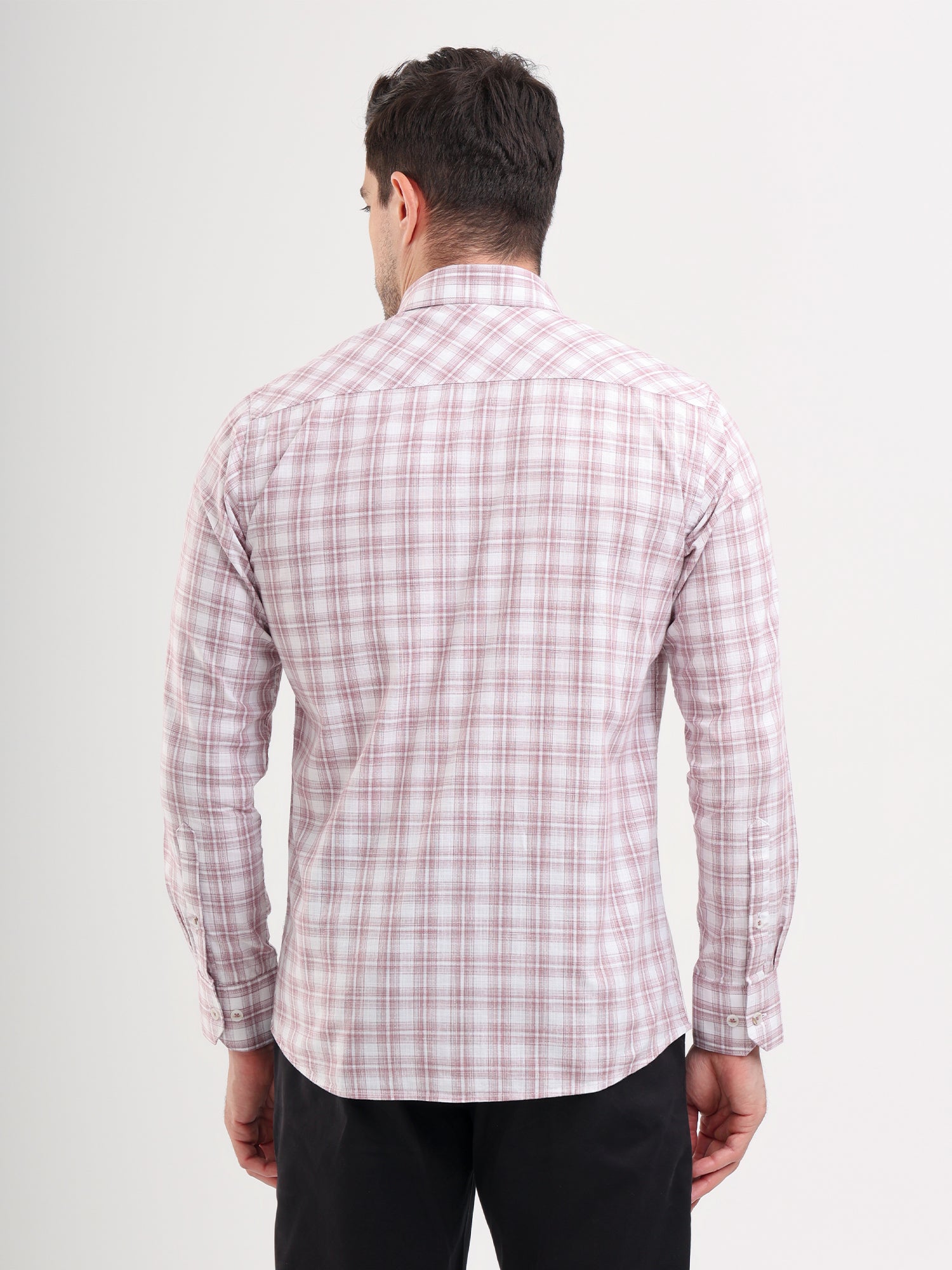 Sparky Solid Regular Fit Cotton Casual Shirt Full Sleeve | Summer Plus Size Brown Color