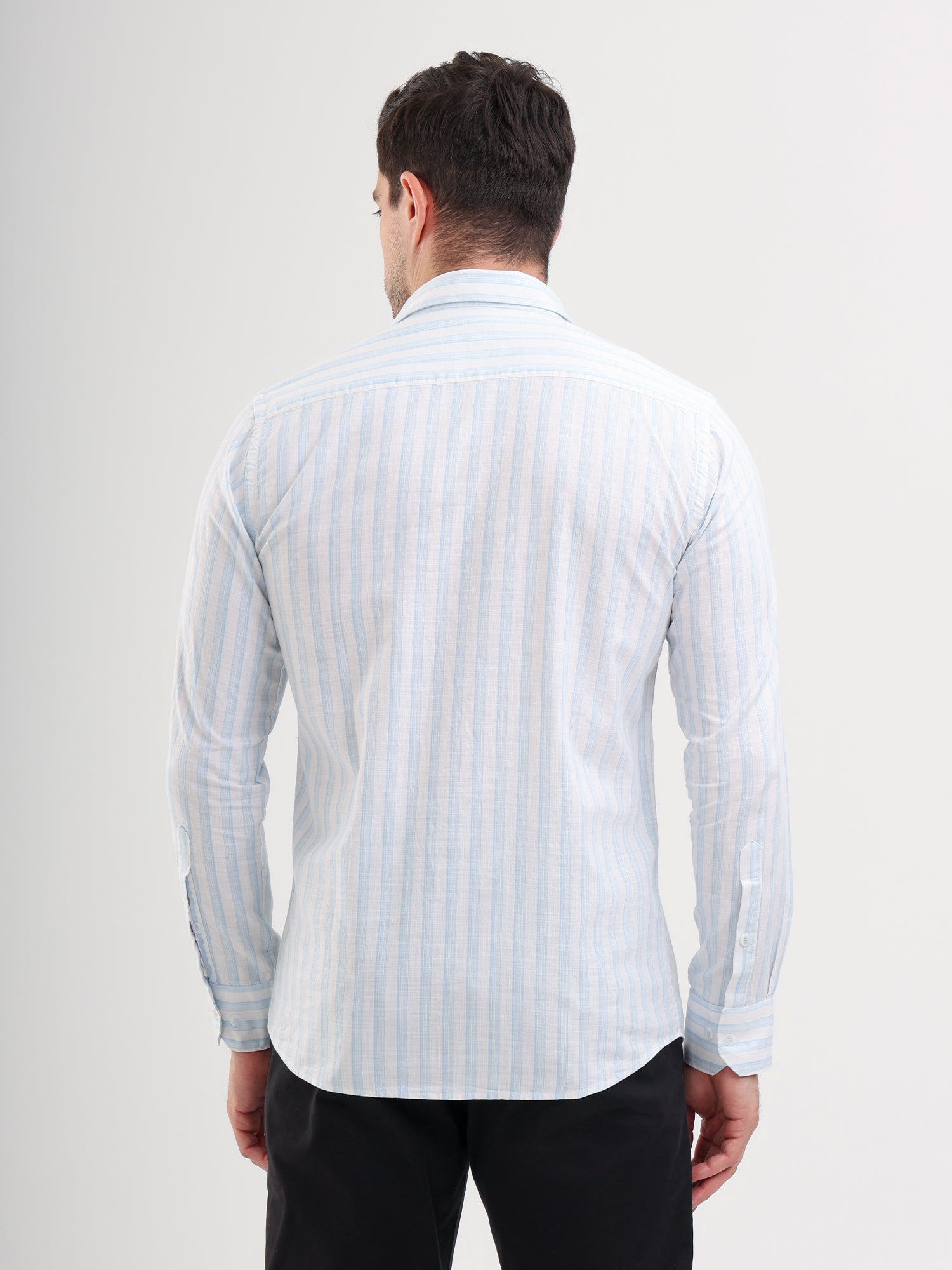Sparky Solid Regular Fit Cotton Casual Shirt Full Sleeve | Summer Plus Size Off White Color