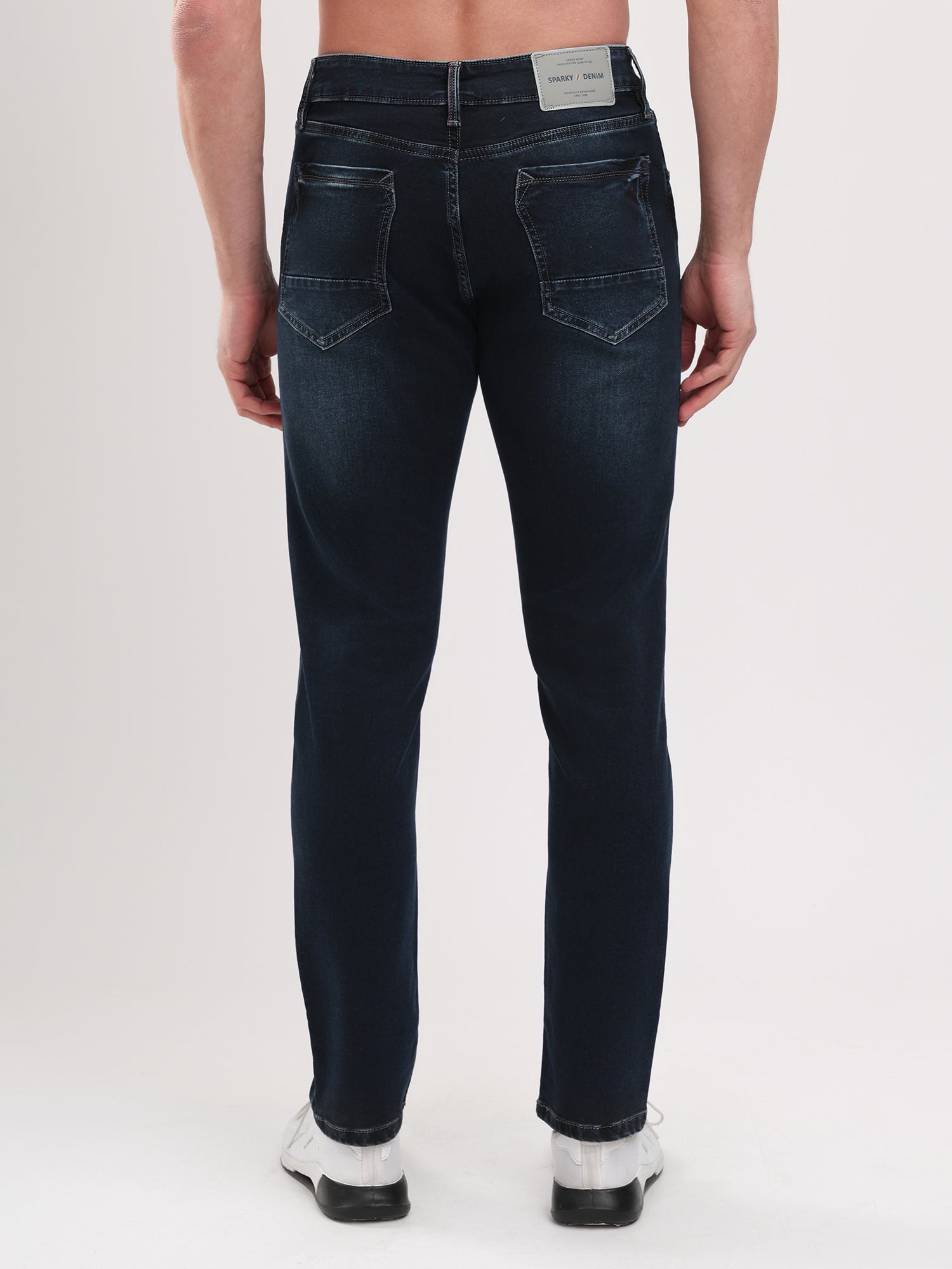 Men Blue Narrow Fit Denim