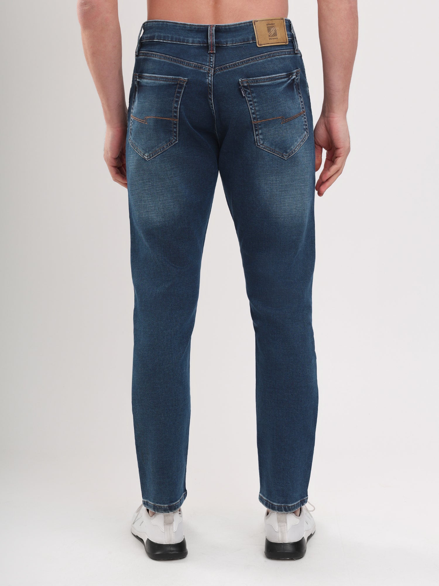Men Blue Narrow Fit Denim